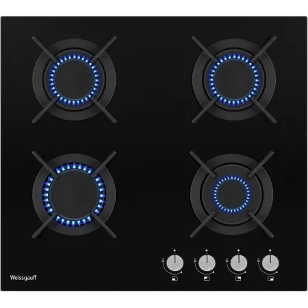 Газовая варочная поверхность Weissgauff HG 640 BGV черный