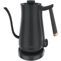Чайник электрический Hyundai HYK-S5500 0.7л. 1000Вт черный/черный корпус: металл
