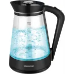 Чайник электрический Starwind SKG2116 1.8л. 1700Вт черный/прозрачный корпус: стекло