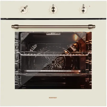 Духовой шкаф Электрический Nordfrost HM 6080 YR бежевый Духовой шкаф Электрический Nordfrost HM 6080 YR бежевый
