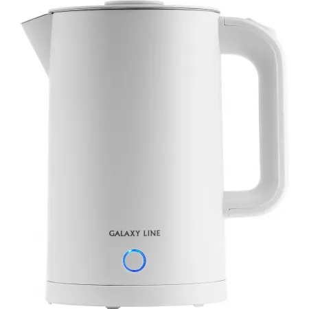 Чайник электрический Galaxy Line GL 0362 1.7л. 2200Вт белый корпус: нерж.сталь/пластик (7010103621)