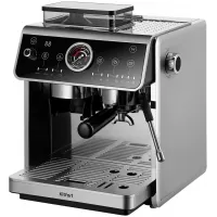 Кофеварка рожковая Kitfort КТ-7321 2800Вт нержавеющая сталь/черный