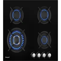 Газовая варочная поверхность Weissgauff HG 640 BGh черный Газовая варочная поверхность Weissgauff HG 640 BGh черный