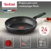 Сковорода Tefal Rock 4235124 круглая 24см покрытие: антипригарное ручка несъемная (без крышки) черный (9100054293)