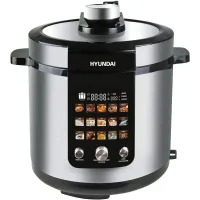 Мультиварка-скороварка Hyundai HYMC-2402 6л 1200Вт серебристый/черный Мультиварка-скороварка Hyundai HYMC-2402 6л 1200Вт серебристый/черный