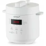 Мультиварка-скороварка Vitek VT-MC0301 3л 500Вт серебристый/черный