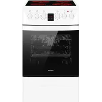 Плита Электрическая Weissgauff WES 2V16 WE Premium Line белый стеклокерамика (без крышки)