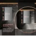 Вытяжка каминная Weissgauff Box 40 PB нержавеющая сталь управление: кнопочное (1 мотор)