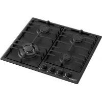 Газовая варочная поверхность Vitek VGH 6410W MBK черный матовый