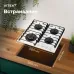 Газовая варочная поверхность Vitek VGH 6420 WG стекло белое