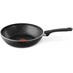 Сковорода ВОК (WOK) Tefal Brut Э 04236628 круглая 28см покрытие: Mineralia (без крышки) черный (9100054292) Сковорода ВОК (WOK) Tefal Brut Э 04236628 круглая 28см покрытие: Mineralia (без крышки) черный (9100054292)