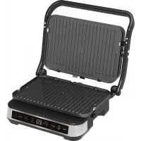 Электрогриль Hyundai HYG-5020 2000Вт серебристый/черный