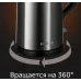 Чайник электрический Red Solution RK-M114 1.7л. 1500Вт черный/серый корпус: металл/пластик