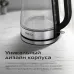 Чайник электрический Red Solution G121 1.8л. 2200Вт черный/серебристый корпус: стекло/металл/пластик