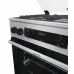 Плита Комбинированная Gorenje GKS6C72XF нержавеющая сталь (стеклянная крышка) реш.чугун