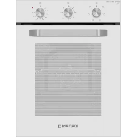 Духовой шкаф Электрический Meferi Light MEO456WH белый/нержавеющая сталь Духовой шкаф Электрический Meferi Light MEO456WH белый/нержавеющая сталь