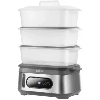 Пароварка Kitfort КТ-6280 3ярус. 1050Вт серый/серебристый Пароварка Kitfort КТ-6280 3ярус. 1050Вт серый/серебристый