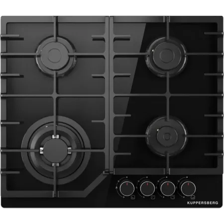 Газовая варочная поверхность Kuppersberg Hi-tech FG 66 B черный Газовая варочная поверхность Kuppersberg Hi-tech FG 66 B черный