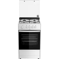 Плита Газовая Darina 1В GM 441 002 W белый (металлическая крышка) реш.сталь