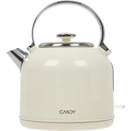 Чайник электрический Candy CK-205 1.7л. 2200Вт слоновая кость корпус: нерж.сталь