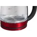 Чайник электрический Scarlett SC-EK27G65 1.8л. 1800Вт красный/черный корпус: стекло/металл/пластик