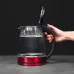 Чайник электрический Scarlett SC-EK27G65 1.8л. 1800Вт красный/черный корпус: стекло/металл/пластик