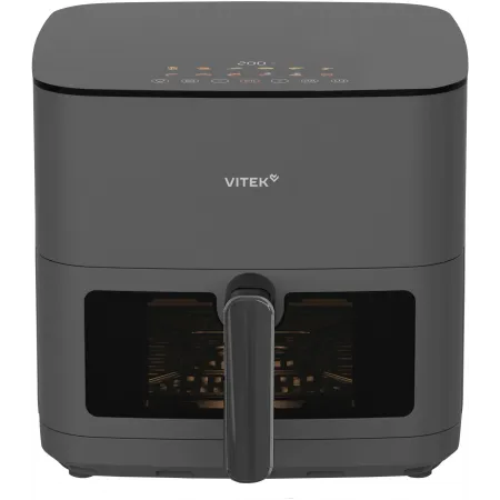 Аэрогриль Vitek VT-AF0001 2000Вт темно-серый/черный