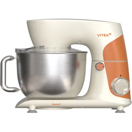 Миксер планетарный Vitek VT-PM0331 1800Вт кремовый/оранжевый Миксер планетарный Vitek VT-PM0331 1800Вт кремовый/оранжевый