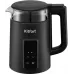 Чайник электрический Kitfort КТ-6714 1.7л. 2200Вт черный корпус: стекло/металл/пластик