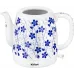 Чайник электрический Kitfort КТ-6788 1л. 1630Вт белый/синий корпус: керамика