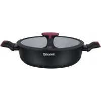 Сотейник Rondell Lilac RDA-1981 d=26см (с крышкой) черный