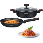 Сотейник Rondell Urban Pro RDA-1988 d=26см (с крышкой) черный Сотейник Rondell Urban Pro RDA-1988 d=26см (с крышкой) черный