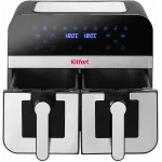 Аэрогриль Kitfort КТ-2273 2400Вт серебристый/черный