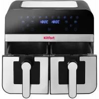 Аэрогриль Kitfort КТ-2273 2400Вт серебристый/черный