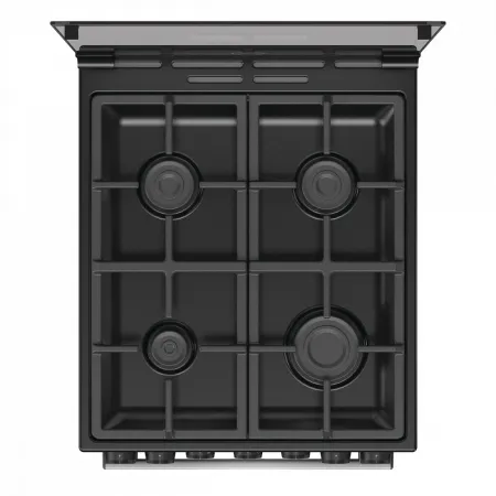Плита Комбинированная Gorenje GK5B44SF серебристый (стеклянная крышка)
