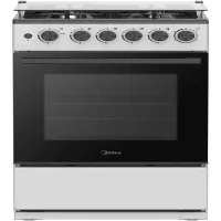 Плита Газовая Midea MFO-M4G20T0E(SL) серый (стеклянная крышка)