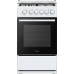 Плита Газовая Midea MFO-M4G20T0E(WH) белый (стеклянная крышка)