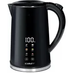 Чайник электрический Scarlett SC-EK21S66 1.7л. 2200Вт черный корпус: металл