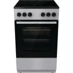 Плита Электрическая Gorenje GEC5A12SG серый/черный стеклокерамика (без крышки)