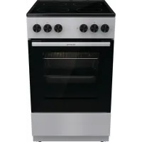 Плита Электрическая Gorenje GEC5A12SG серый/черный стеклокерамика (без крышки)