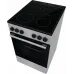 Плита Электрическая Gorenje GEC5A12SG серый/черный стеклокерамика (без крышки)