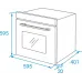 Духовой шкаф Электрический Weissgauff EOM 206 BM черный