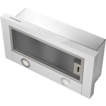 Вытяжка встраиваемая Kuppersberg High-Tech Slimtouch 60 W белый управление: кнопочное (1 мотор)