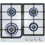 Газовая варочная поверхность Meferi Glass comfort MGH604WH белый Газовая варочная поверхность Meferi Glass comfort MGH604WH белый