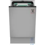 Посудомоечная машина встраив. Weissgauff BDW 4536 D Inverter Autoopen Timer Floor узкая