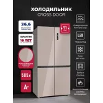 Холодильник Lex LCD505BgID 3-хкамерн. бежевый инвертер