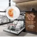 Посудомоечная машина Weissgauff DW 6038 B Inverter черный (полноразмерная) инвертер
