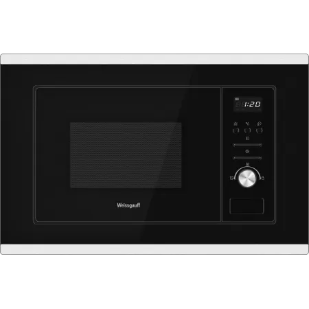 Микроволновая печь Weissgauff BMWO-207 Grill 20л. 800Вт черный/нержавеющая сталь (встраиваемая)