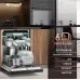 Посудомоечная машина встраив. Weissgauff BDW 6136 D Inverter Autoopen Timer Floor полноразмерная