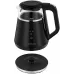 Чайник электрический Kitfort КТ-6696 1л. 1100Вт черный/серебристый корпус: стекло/пластик (KT-6696)